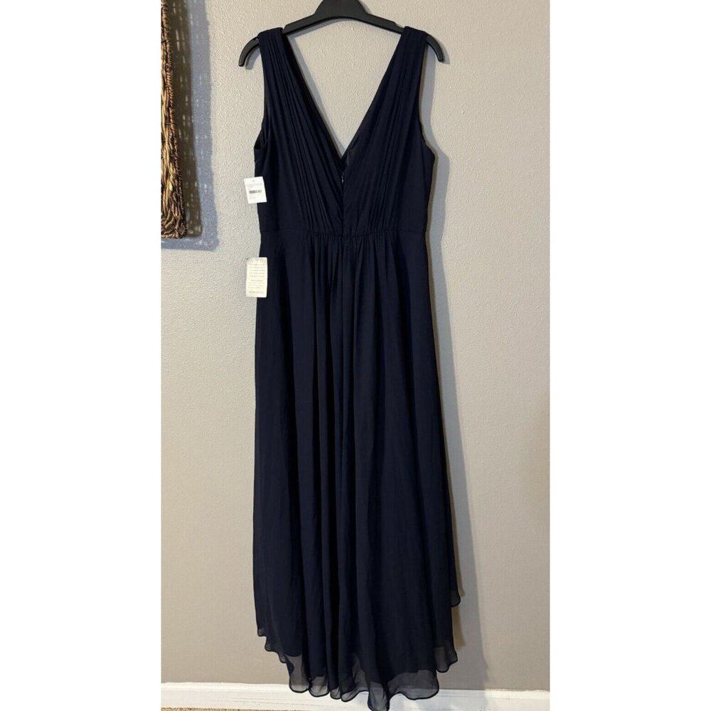 Eliza J. Evening Formal Dress 18 Navy Blue Flowy Wedding Church Party NWT - Picture 16 of 16